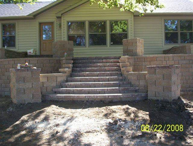 Pool patio and deck area
